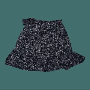 SHEIN Allover Print Black Skirt